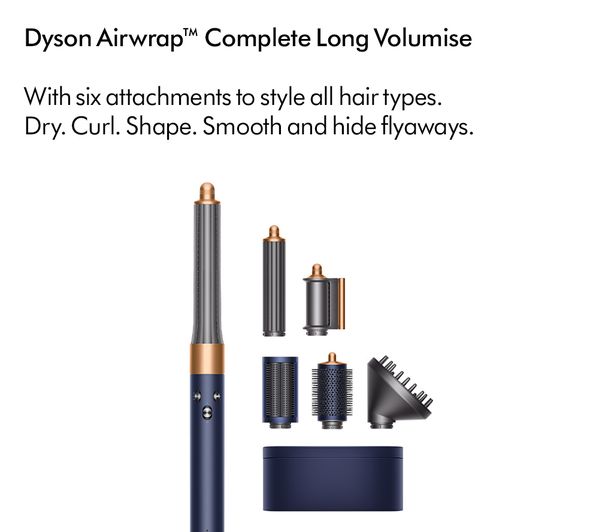 DYSON Airwrap Complete Long Volumise Multi-Styler & Dryer - Prussian Blue & Rich Copper