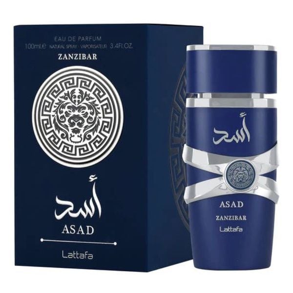 Asad Zanzibar by Lattafa for Men - Eau de Parfum, 100ml