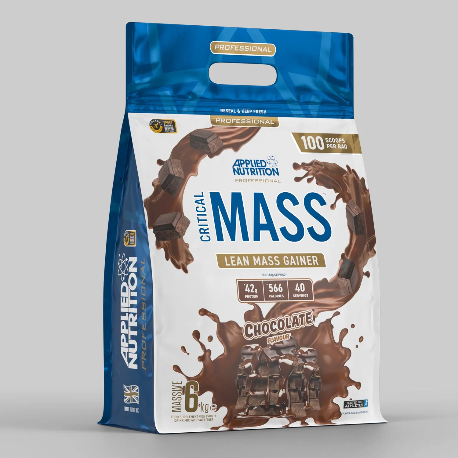 Critical Mass Professional 6kg - Lean Mass Gainer-Chocolate