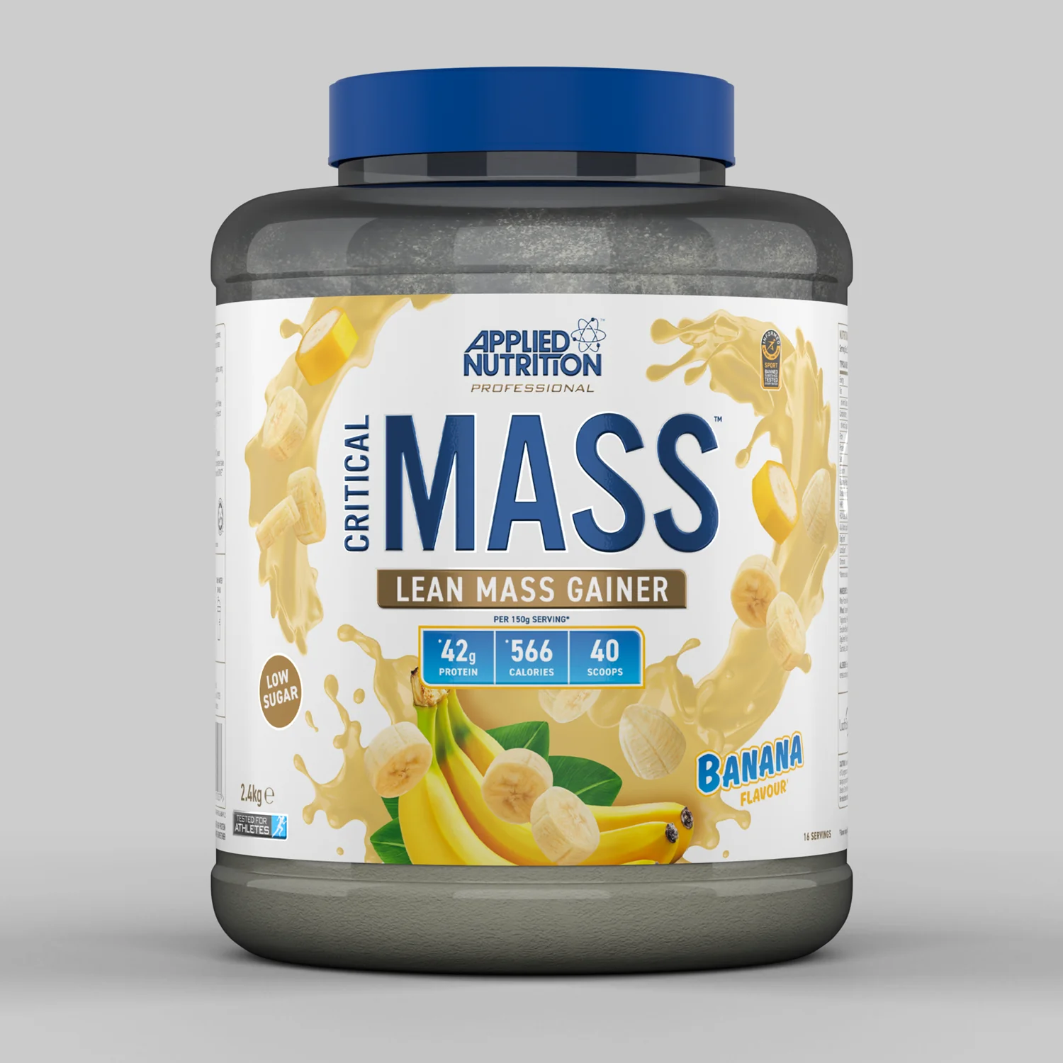 Critical Mass Professional - Lean Mass Gainer 2.4kg (16 Servings)-Banana