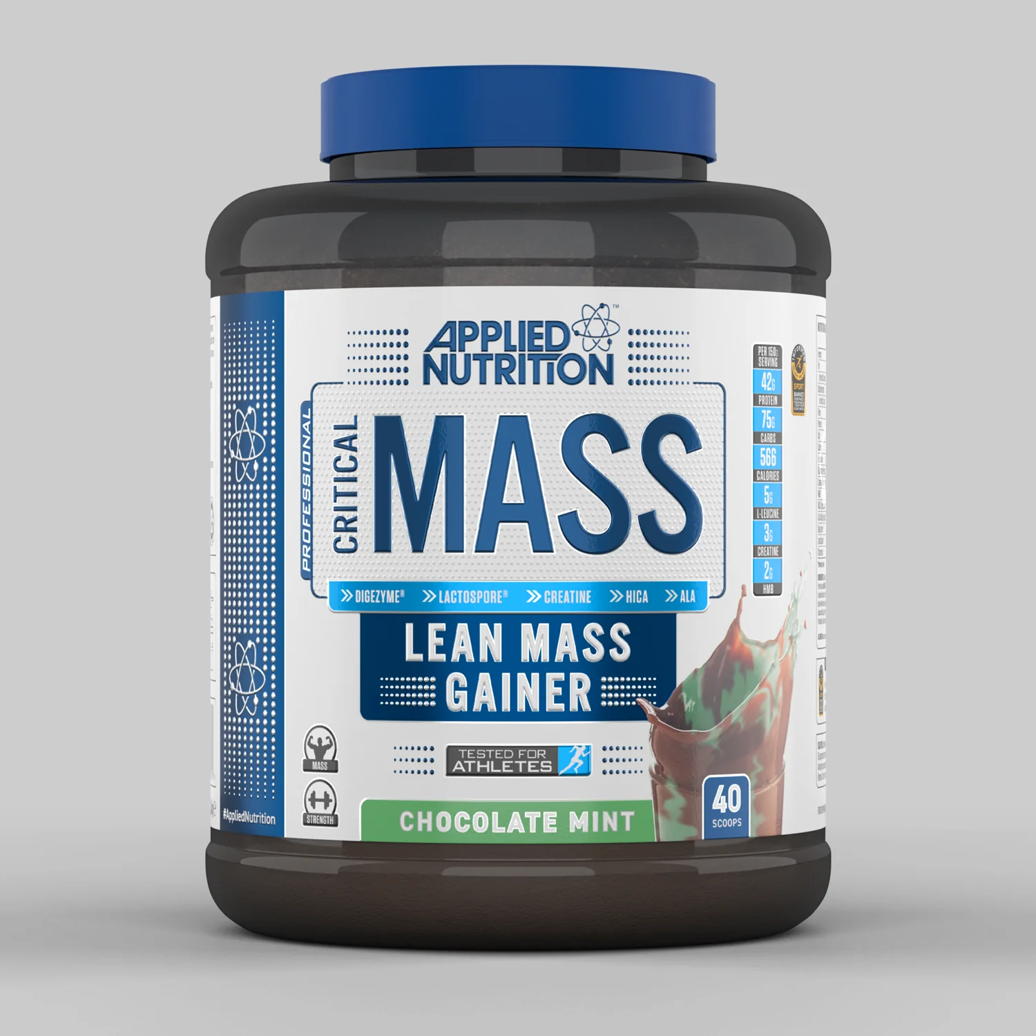 Critical Mass Professional - Lean Mass Gainer 2.4kg (16 Servings)-Chocolate Mint