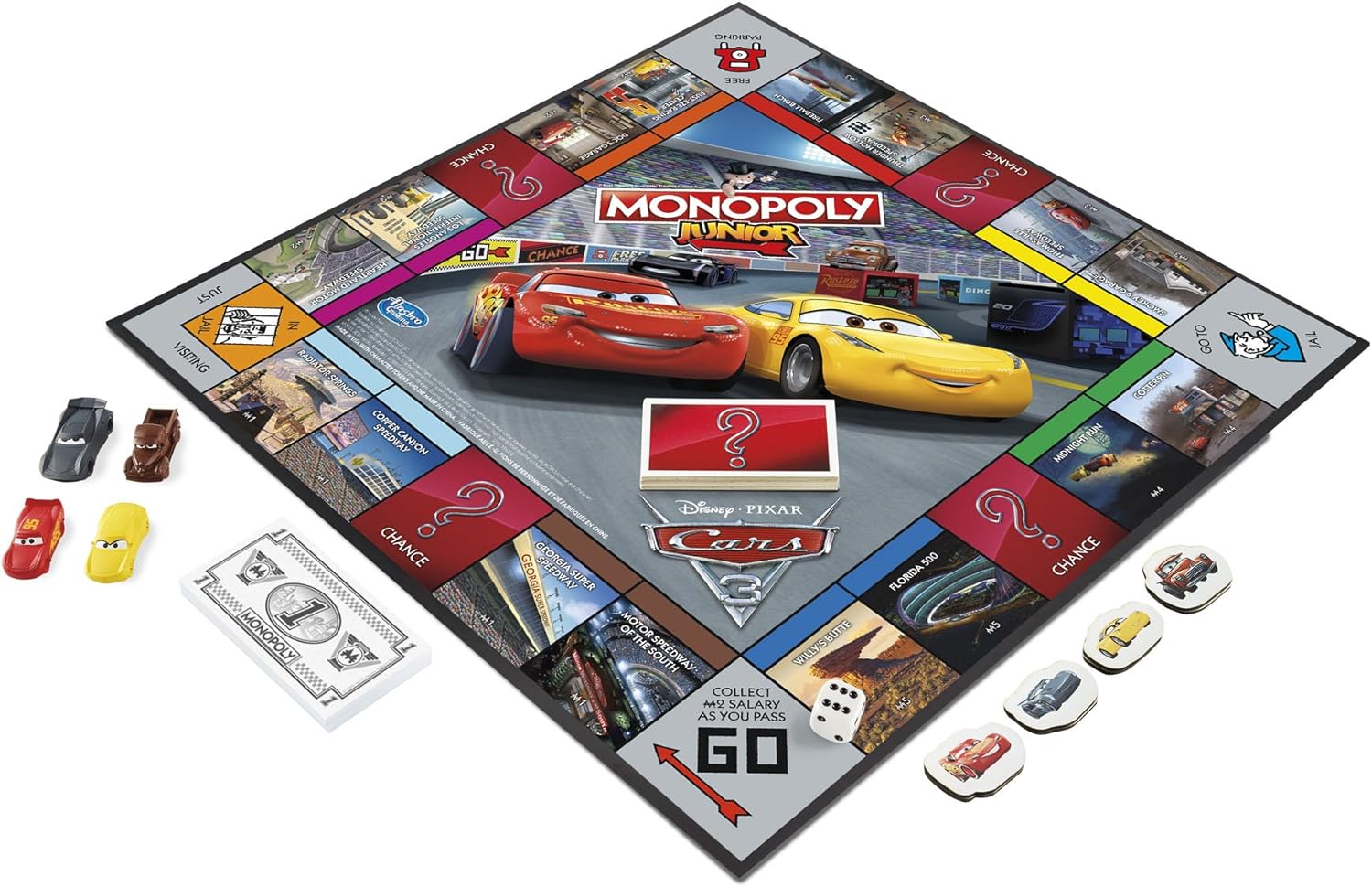 Monopoly Junior: Disney Pixar Cars 3 Edition