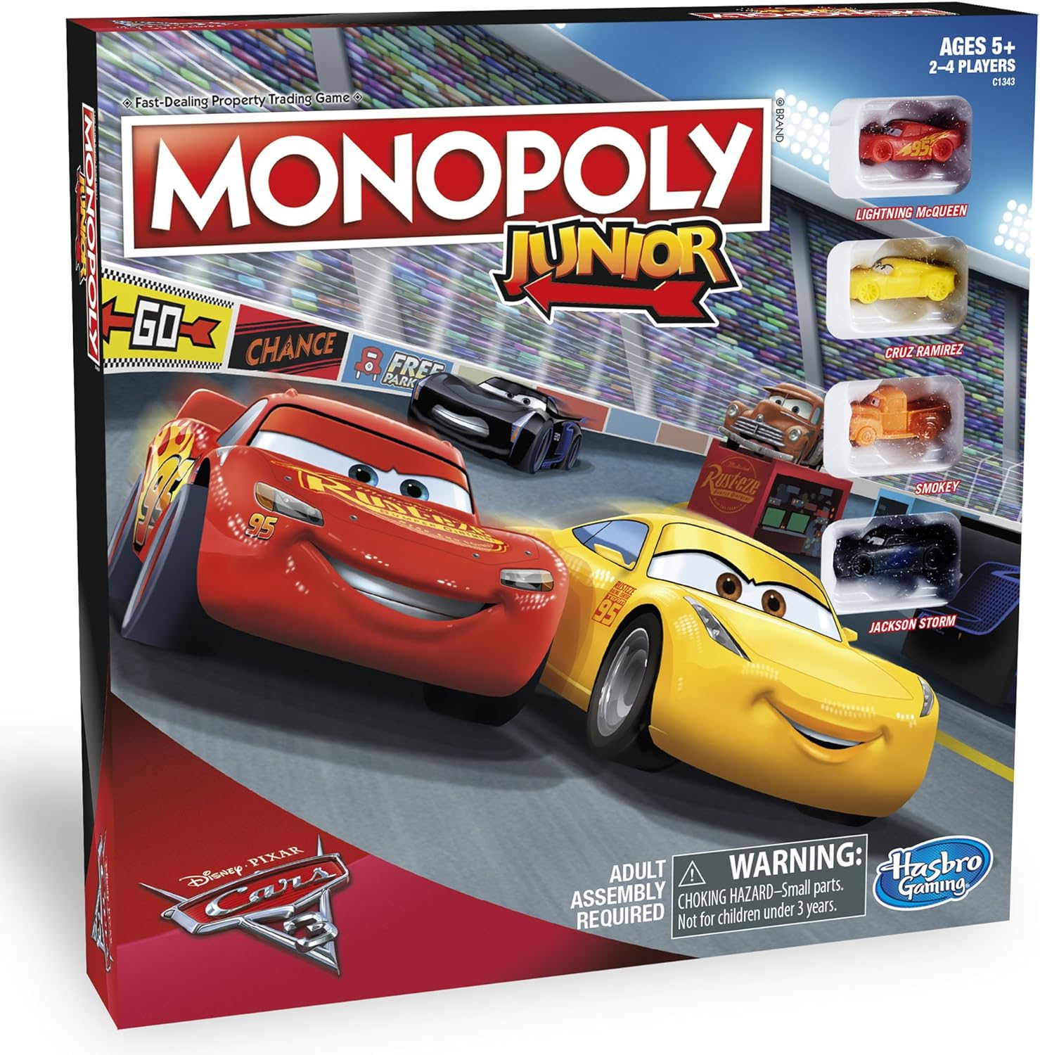 Monopoly Junior: Disney Pixar Cars 3 Edition
