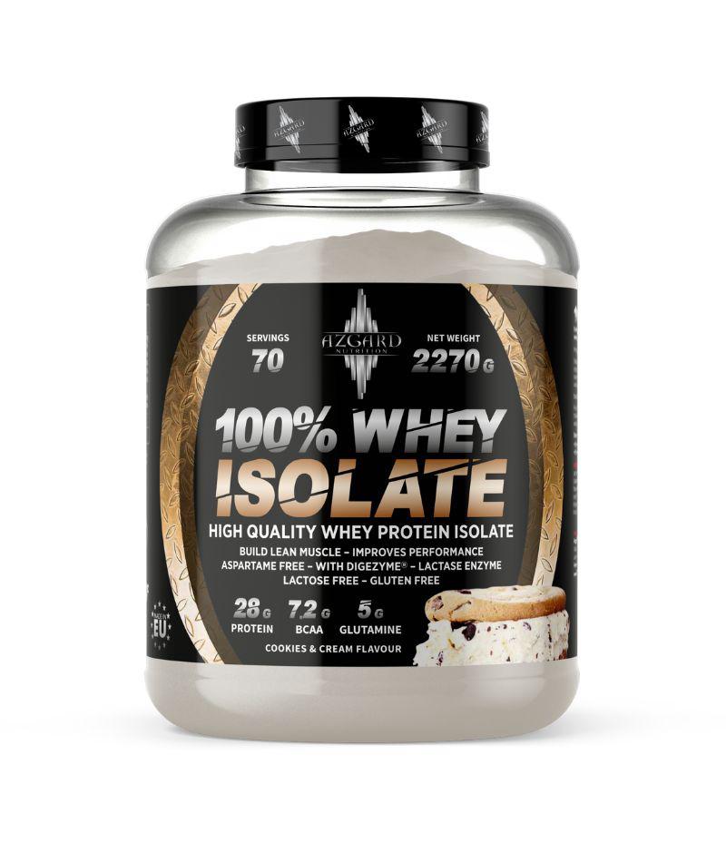 Azgard Nutrition 100% Whey High Quality CFM Whey Protein-65Serv.-2270G.Cookies & Cream