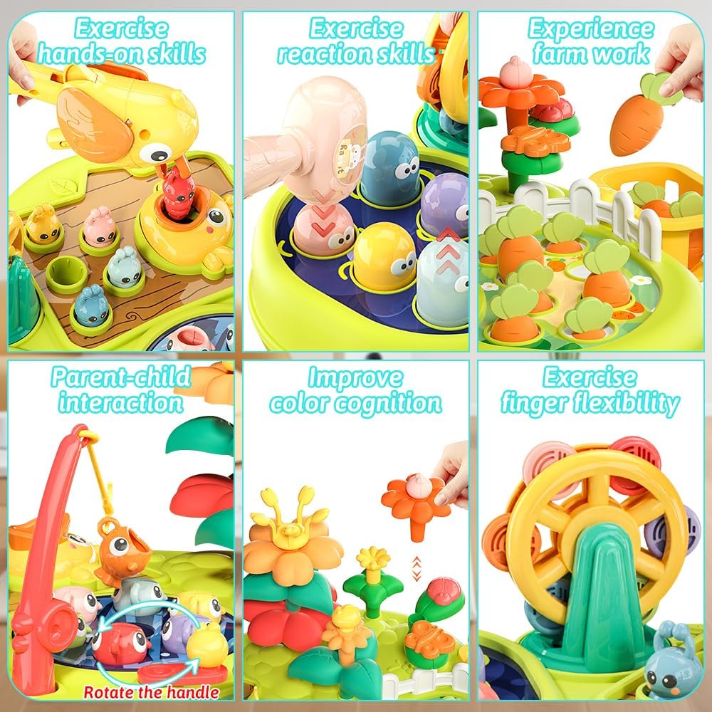 6 in 1 Baby Activity Table Baby Enlightenment Learning Center Creative Toddler Toy