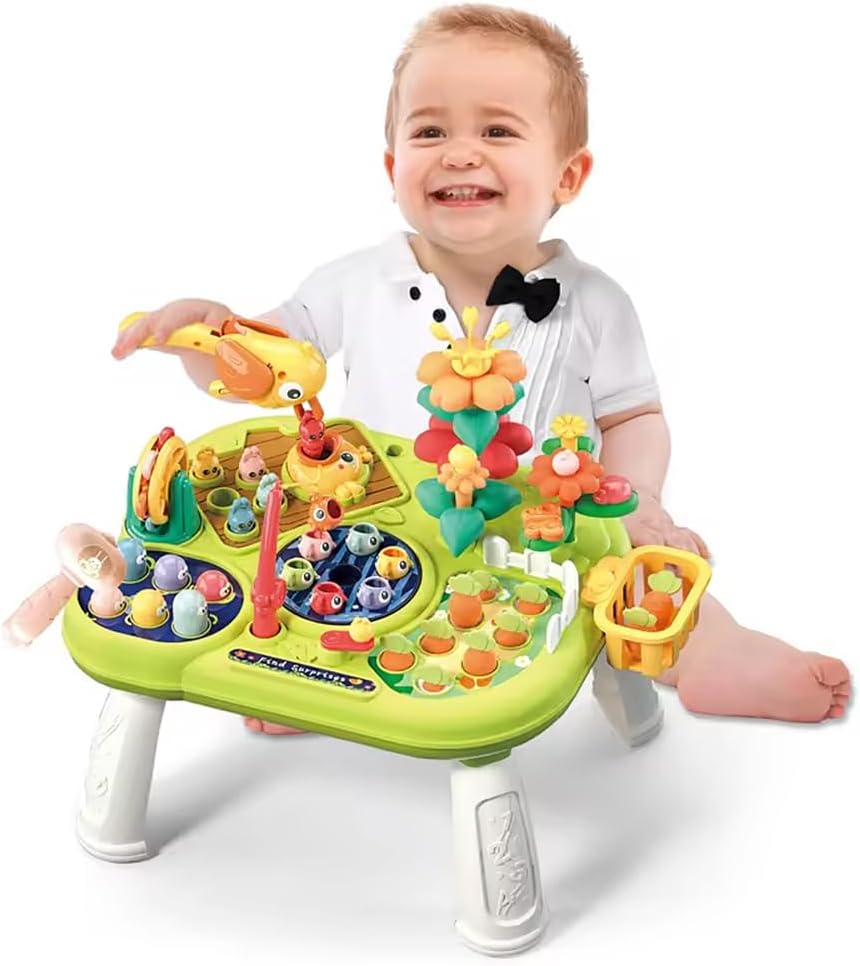 6 in 1 Baby Activity Table Baby Enlightenment Learning Center Creative Toddler Toy
