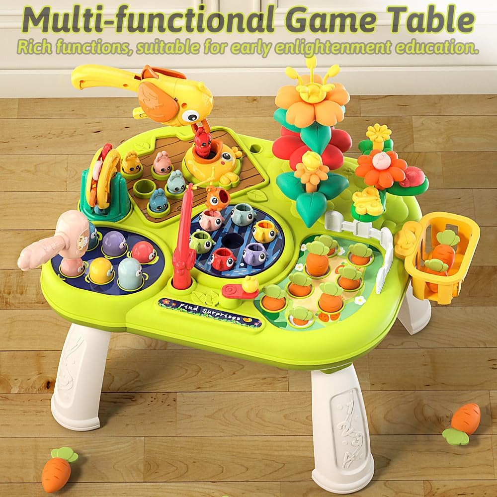 6 in 1 Baby Activity Table Baby Enlightenment Learning Center Creative Toddler Toy