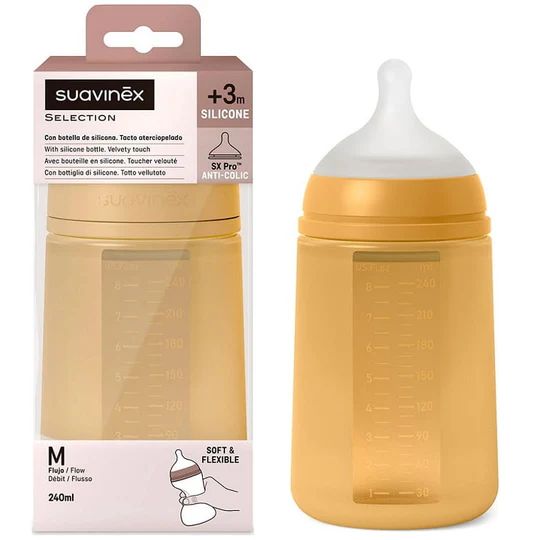Suavinex Silicone Bottle 240ml - Medium