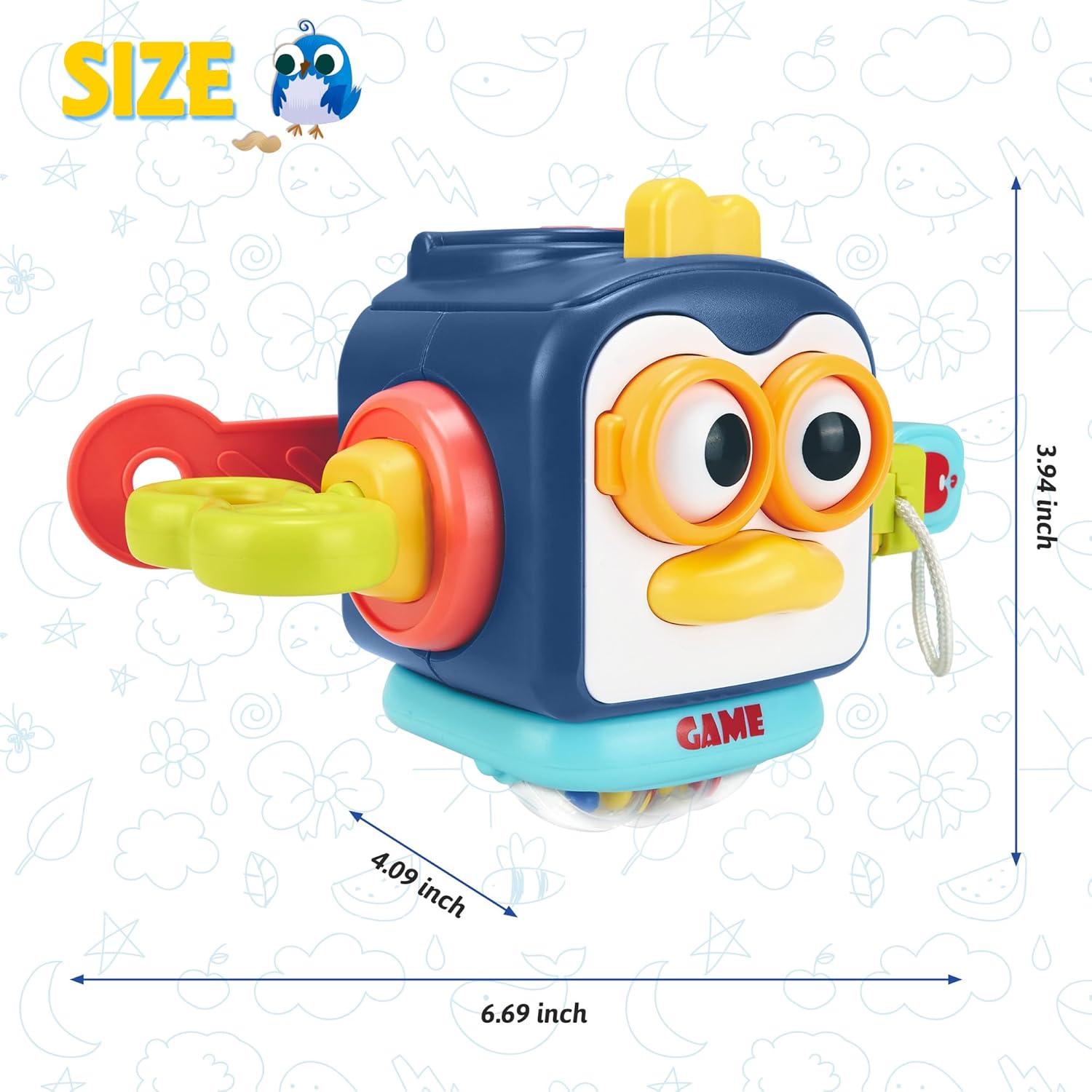 KiddiJoyz Multifunctional Early Education Toys for 1 Year Old