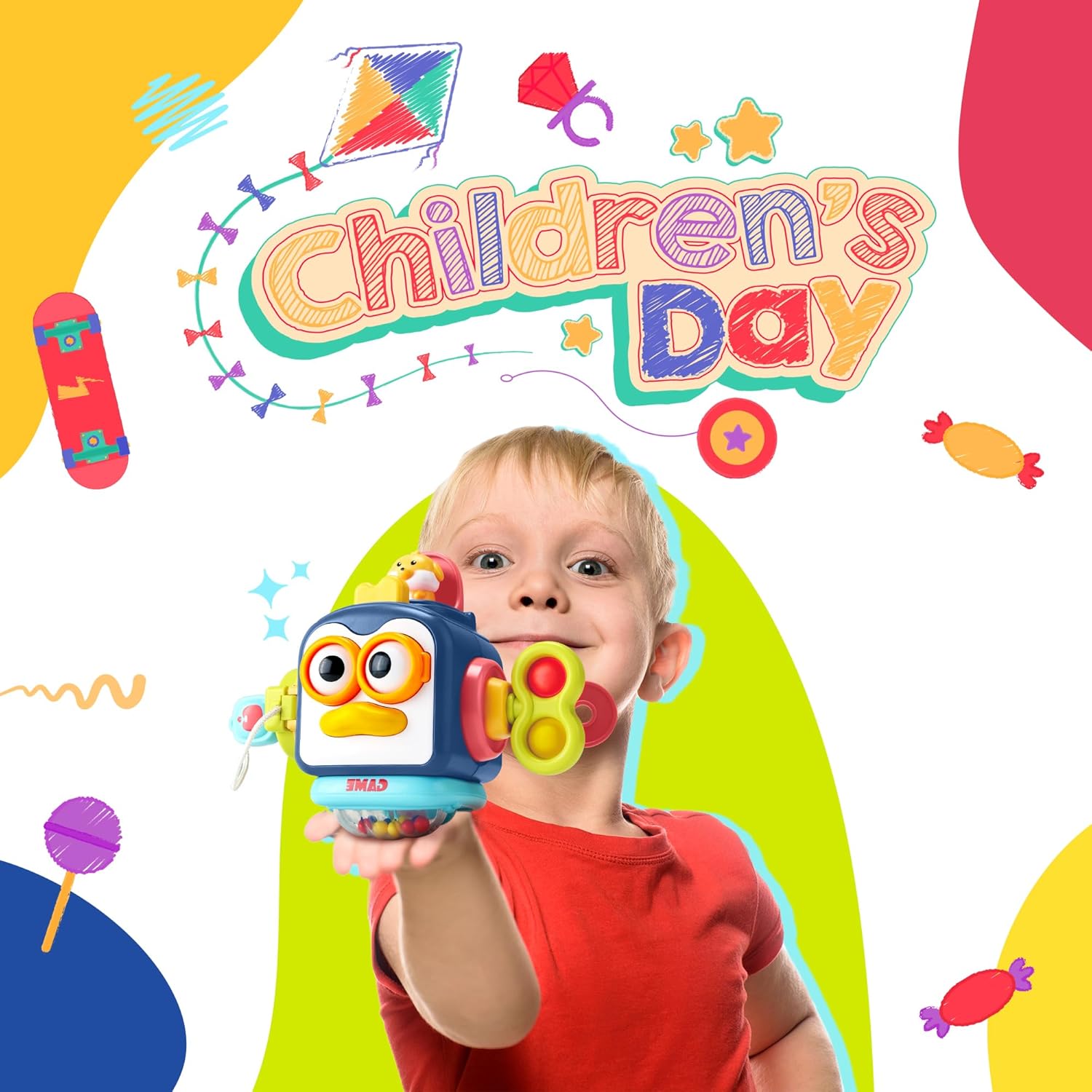KiddiJoyz Multifunctional Early Education Toys for 1 Year Old