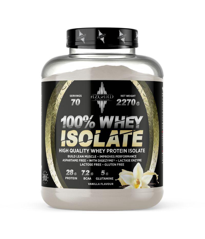 Azgard Nutrition 100% Whey High Quality CFM Whey Protein-65Serv.-2270G.vanilla flavour