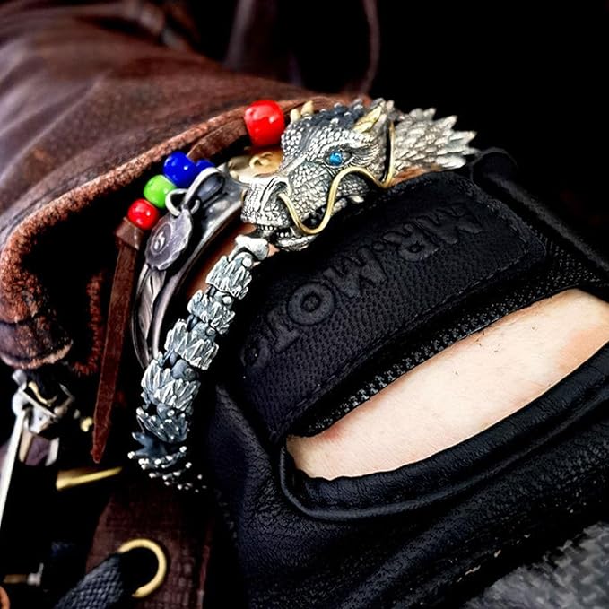Handmade Metal Dragon Chain Bracelet