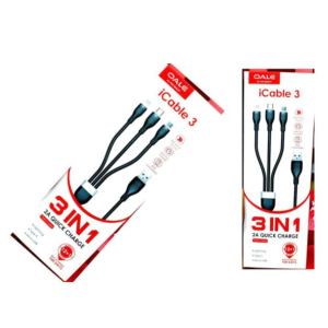 OALE iCable 3 USB-A 3in1 2A 1.2M