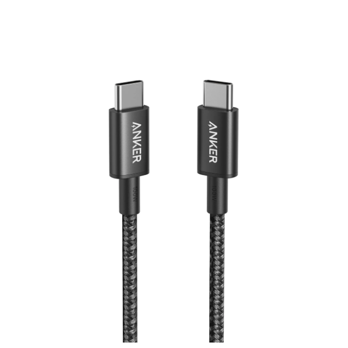 ئەنکەر نایلۆن USB-C بۆ USB-C کێبڵ (1.8m) ڕەش، A8753H11 color option