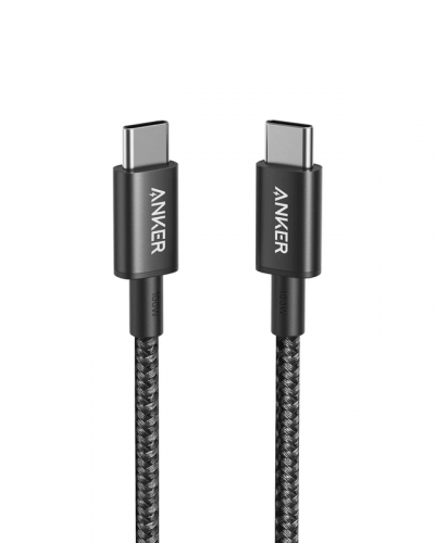 Anker 333 USB-C Nylon Cable, 6ft, Black - A8757H11