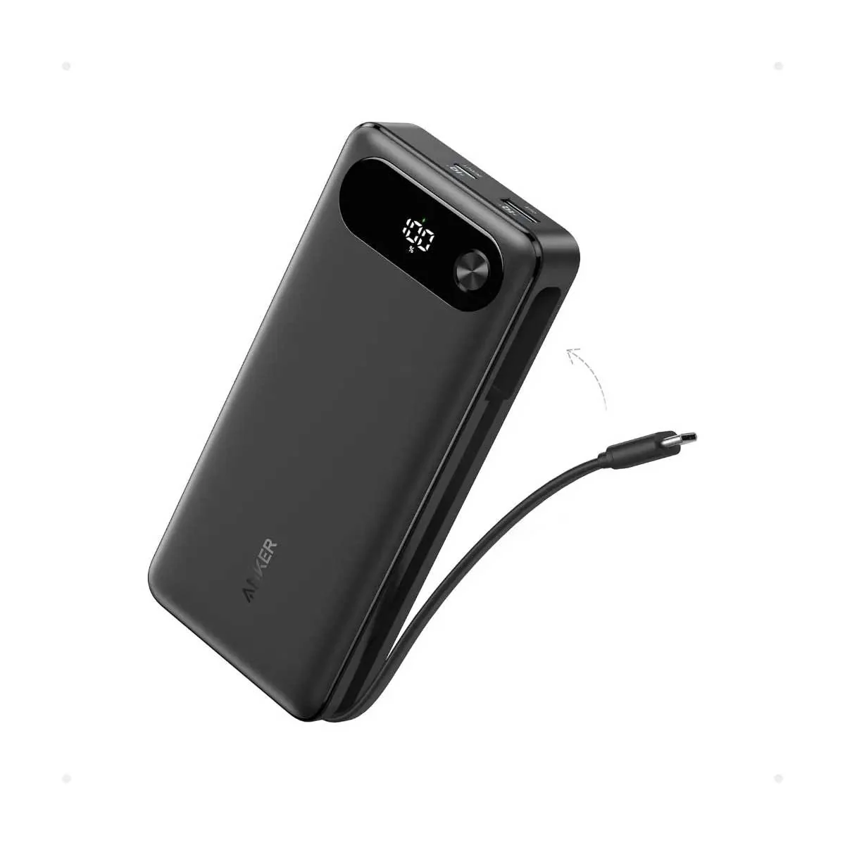 ANKER A1383H11 Power Bank 20000mAh 87W Portable Charger with Built-in USB-C Cable