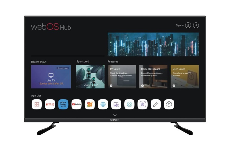 Sonic - 43-inch TV SN43WFHD WEBOS