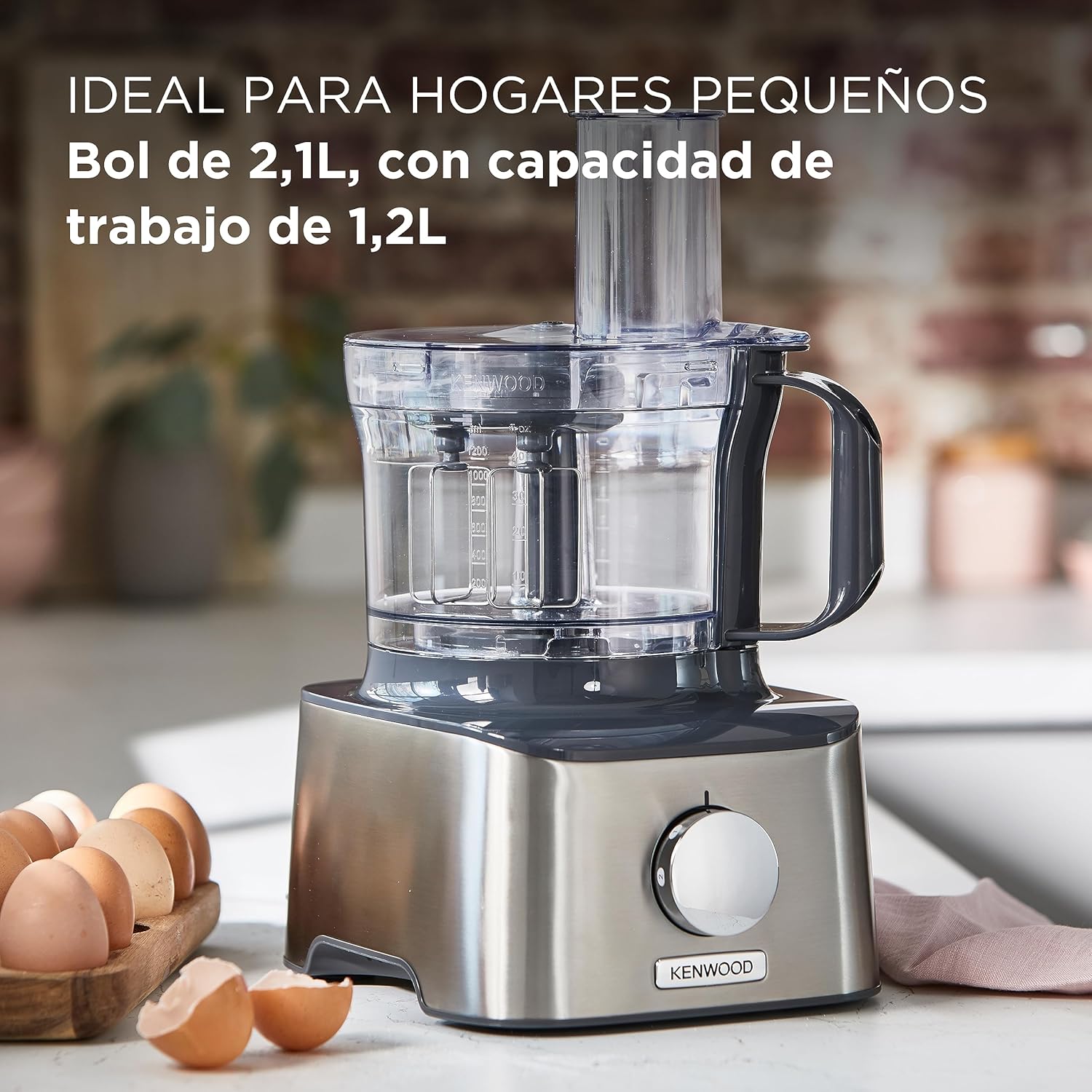 Kenwood Fdm307Ss Full Size Food Processor, 800 Watt With Grinder