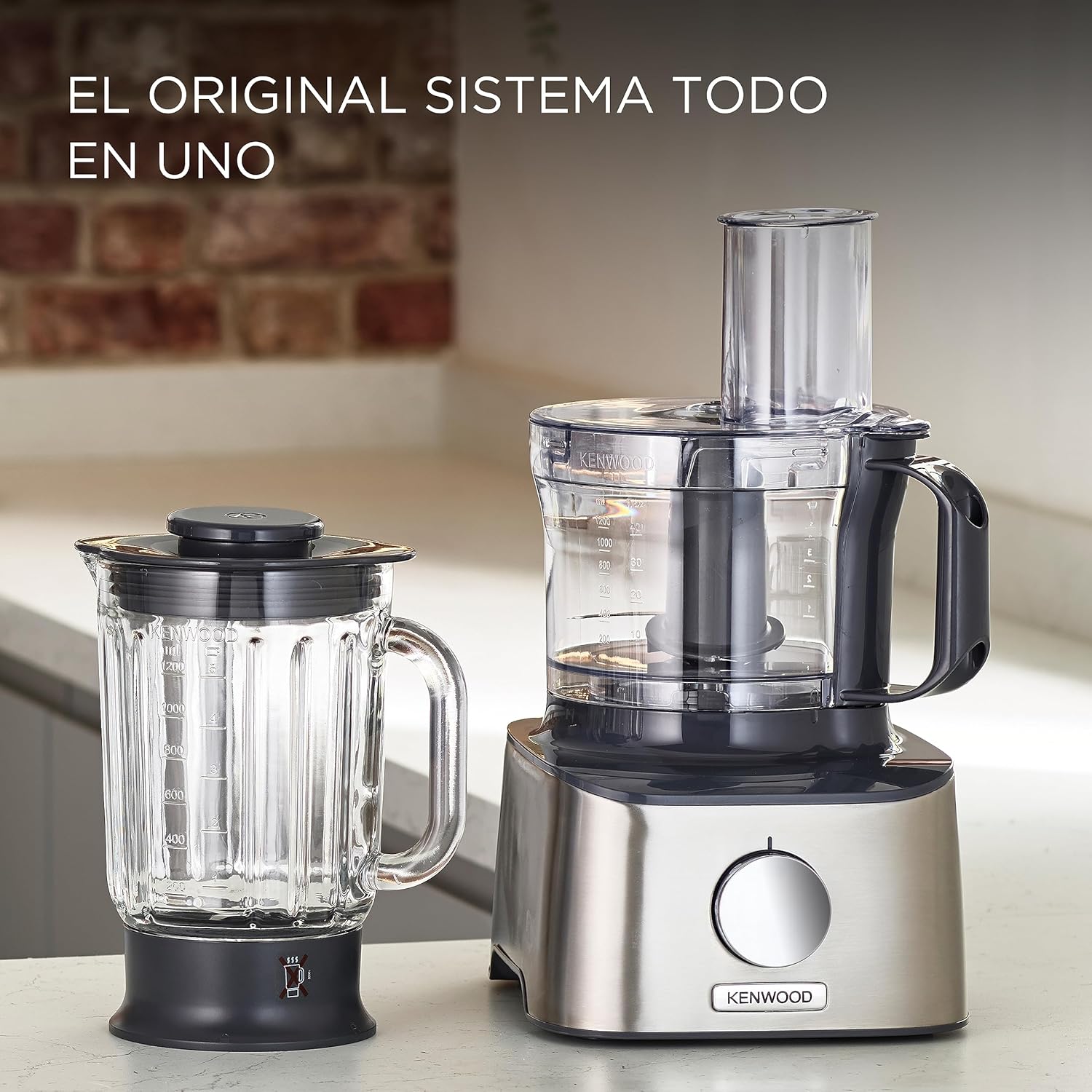 Kenwood Fdm307Ss Full Size Food Processor, 800 Watt With Grinder