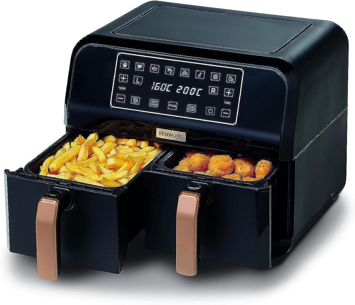 KENWOOD Digital Twin Air Fryer  4L+4L XXXL Capacity with DualZone