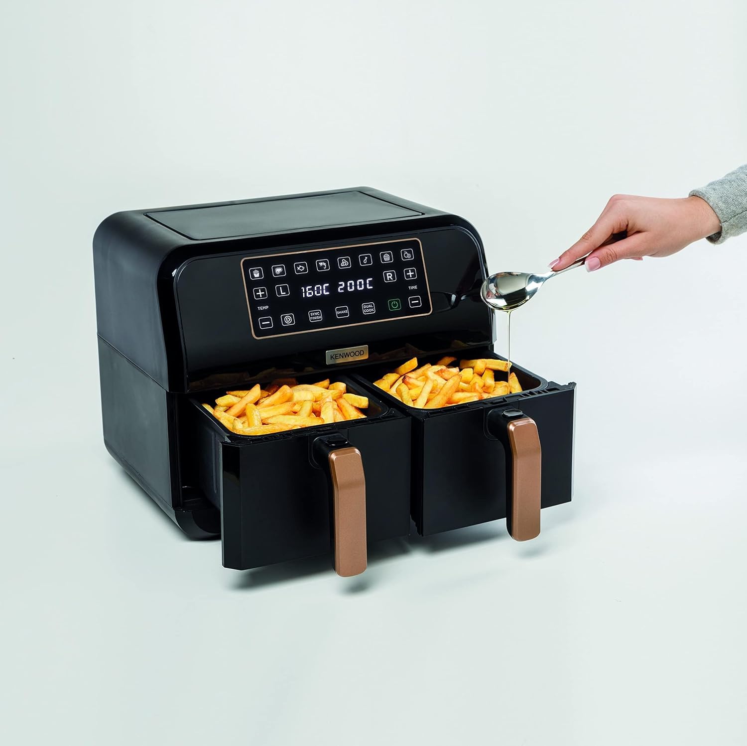 KENWOOD Digital Twin Air Fryer  4L+4L XXXL Capacity with DualZone