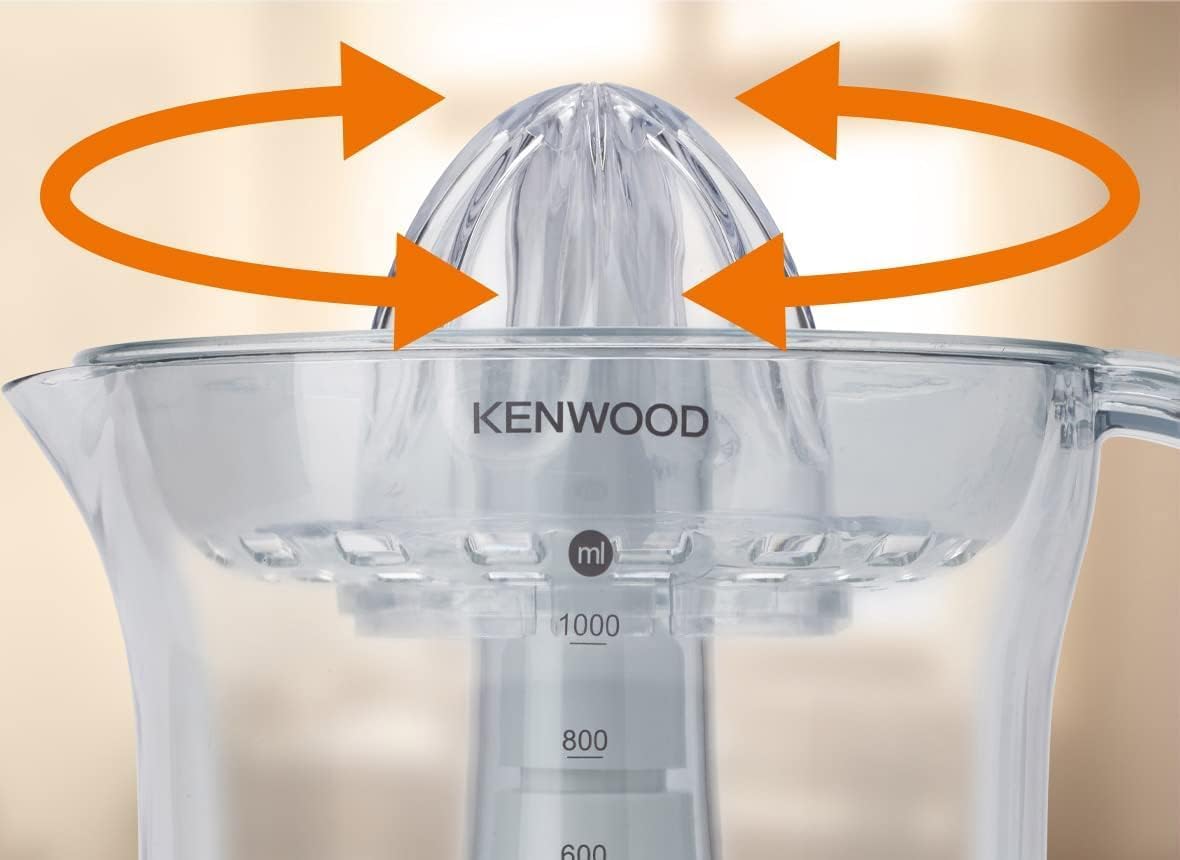 Kenwood je280a plastic citrus juicer, 40 watt - white