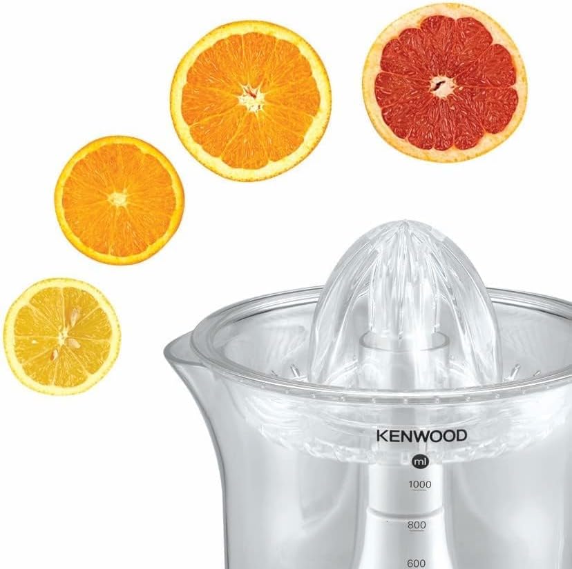 Kenwood je280a plastic citrus juicer, 40 watt - white