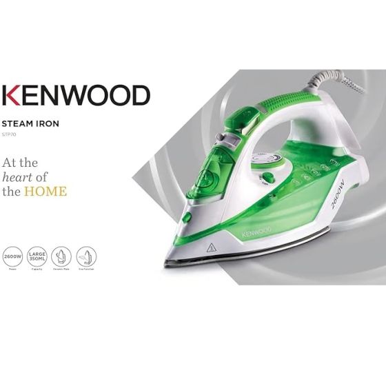 KENWOOD CERAMIC STEAM IRON 2600Watts, 350ml Large capacity