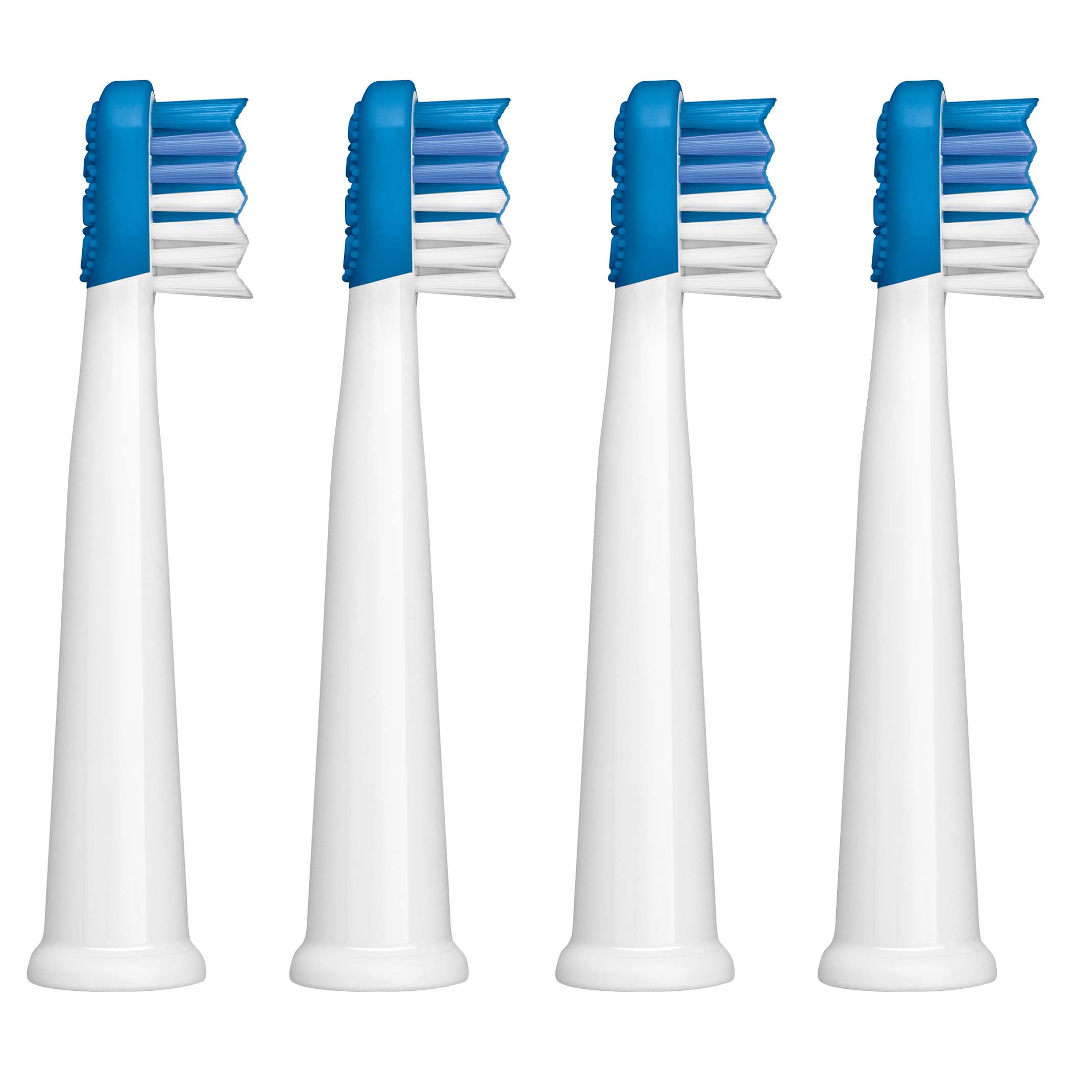 4-piece children's toothbrush heads compatible with