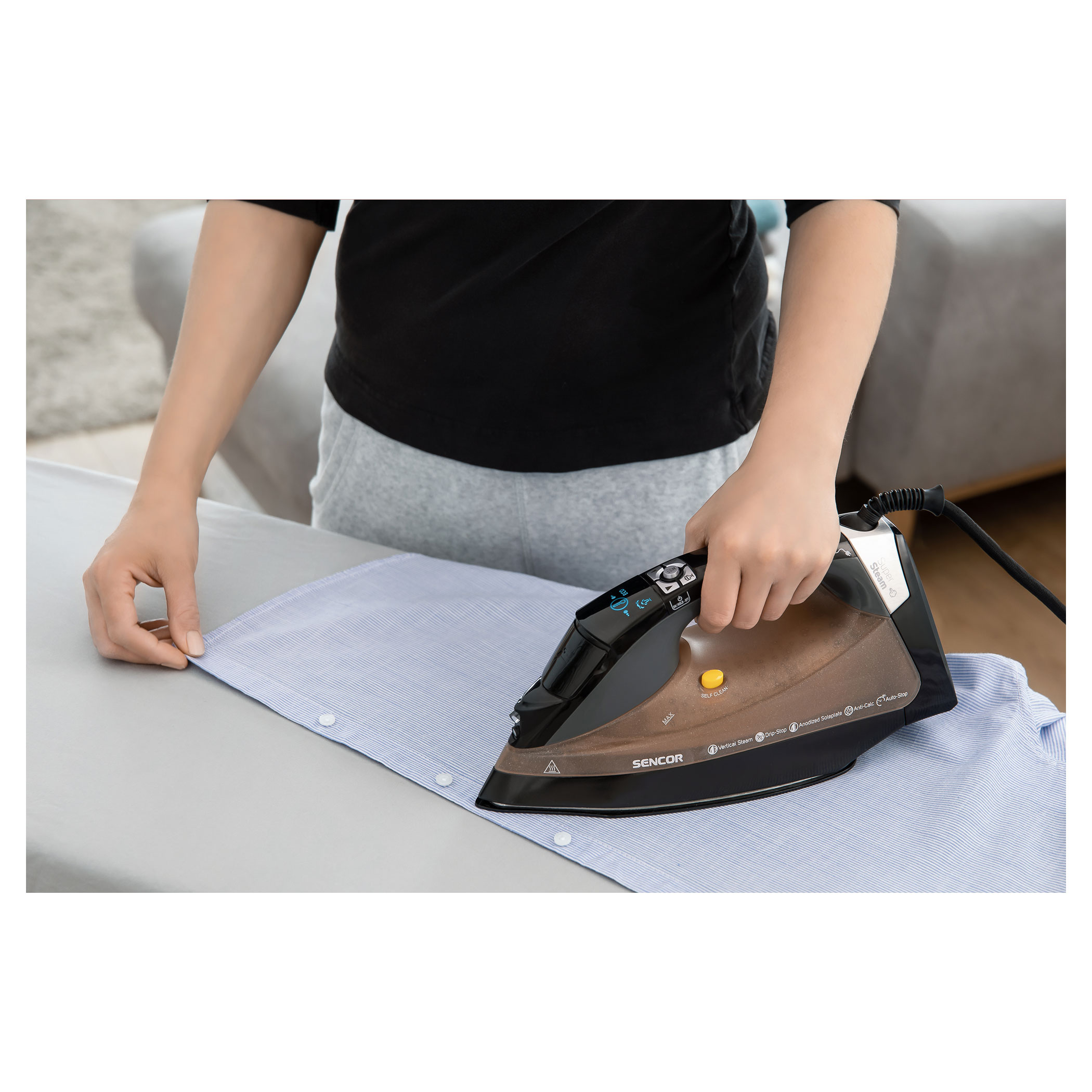 Digital steam iron