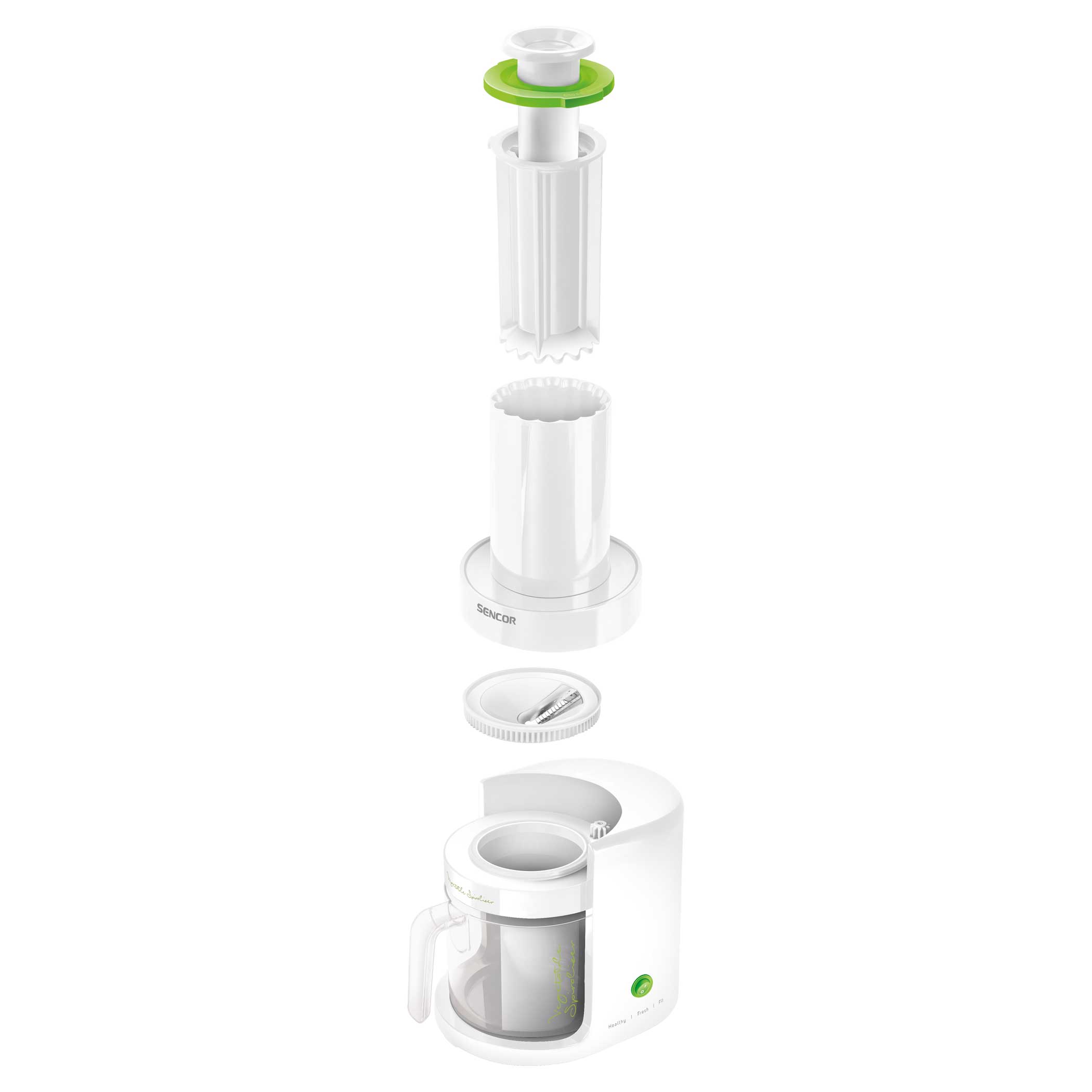 Sencor Electric spiralizer 1.7L 90W 2 Blades