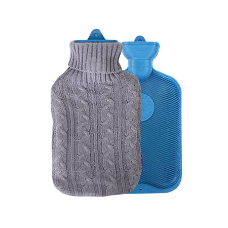 Rubber Hot Water Bag + Knitted cover