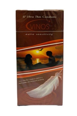 Vinos extra sensitivity EXP8/2028 Condoms - 12 pieces