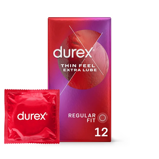 Durex Feel Thin Fetherlite Elite Condoms 12 pcs