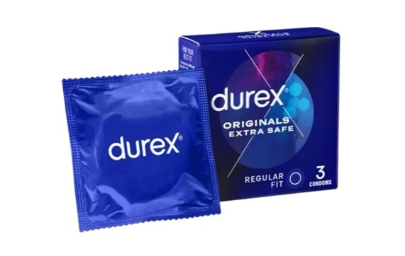 Durex Orignals Extra Safe regular fit Condoms for Men 3s