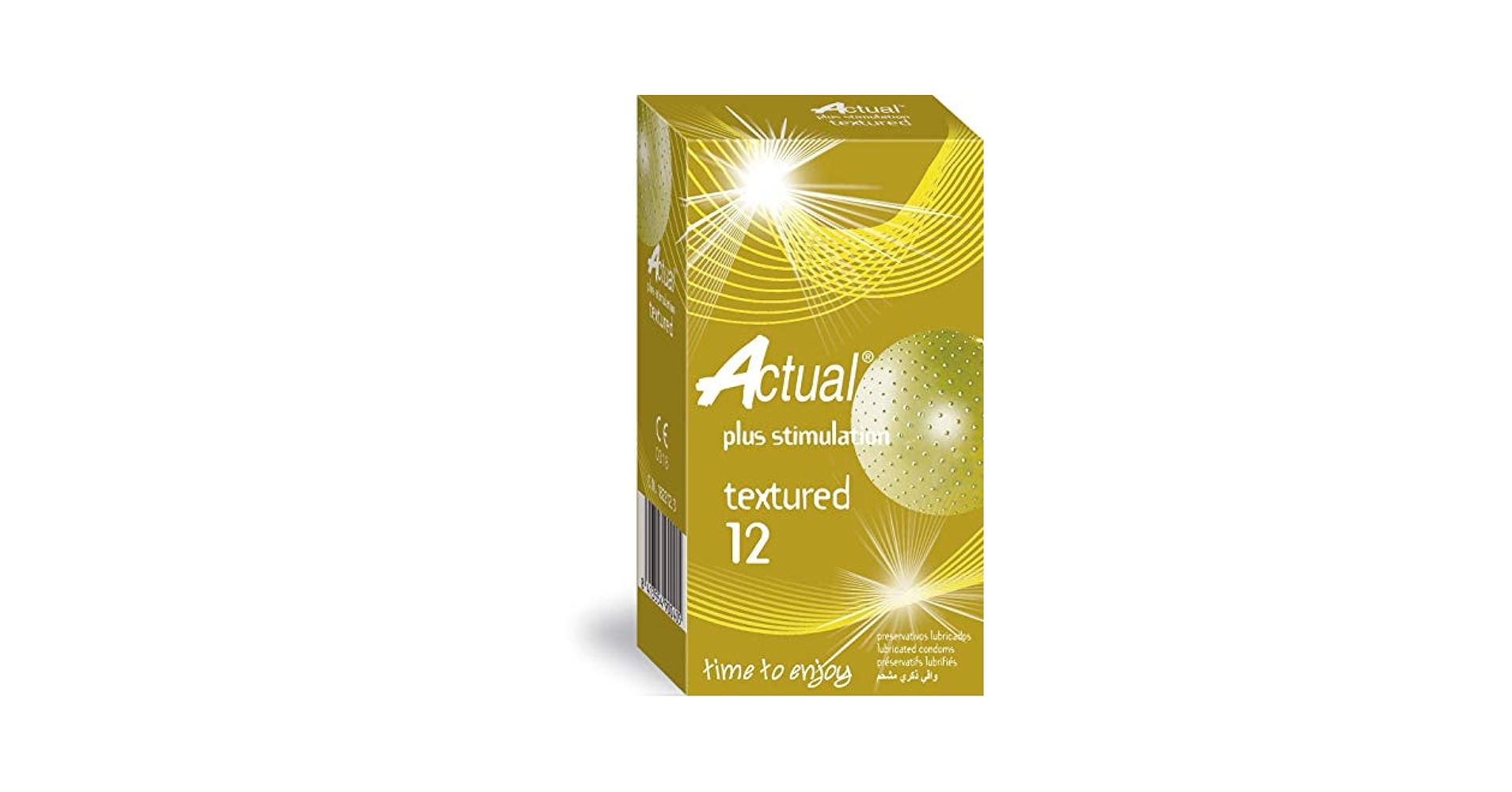 Actual Textured Condoms -12PCS