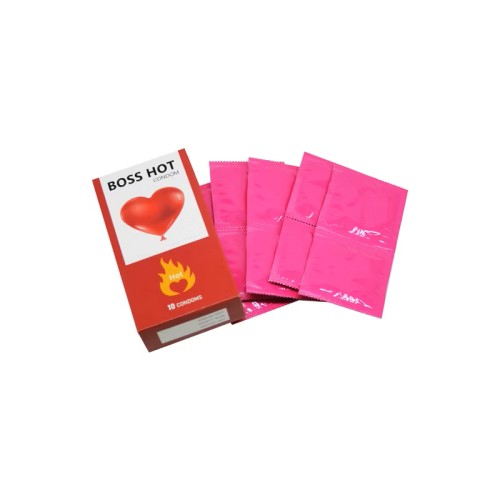 Boss Hot Condoms -10PCS