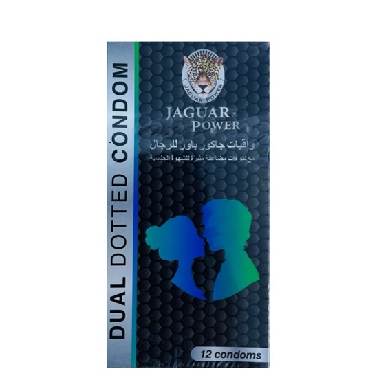 Jaguar Power Dual Dotted Condom 12pcs