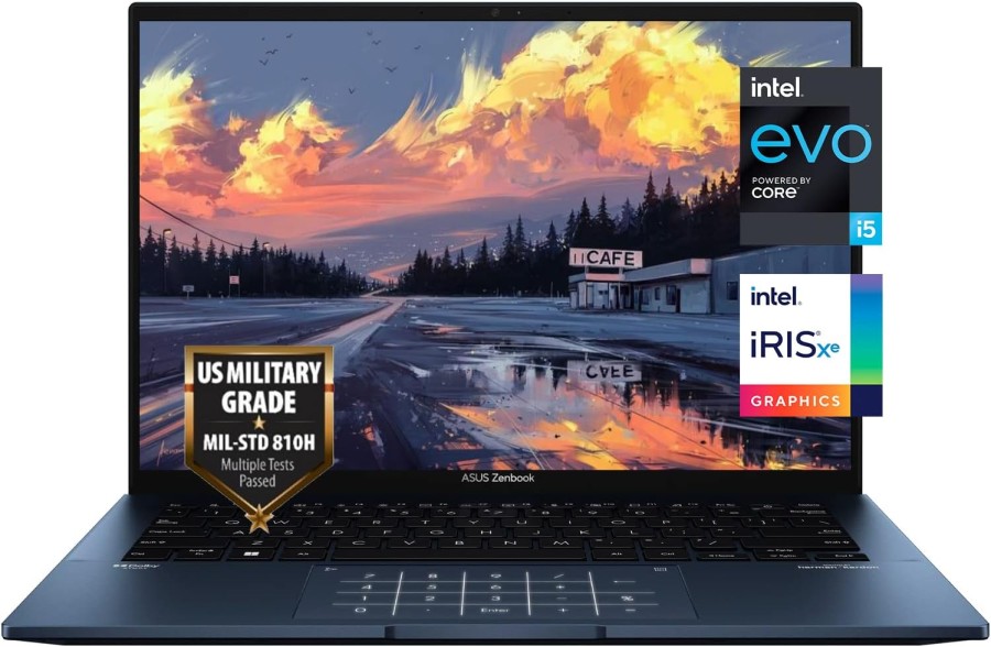 ASUS ZenBook 14-inch 2.8K (2880 x 1800) 90Hz OLED Laptop