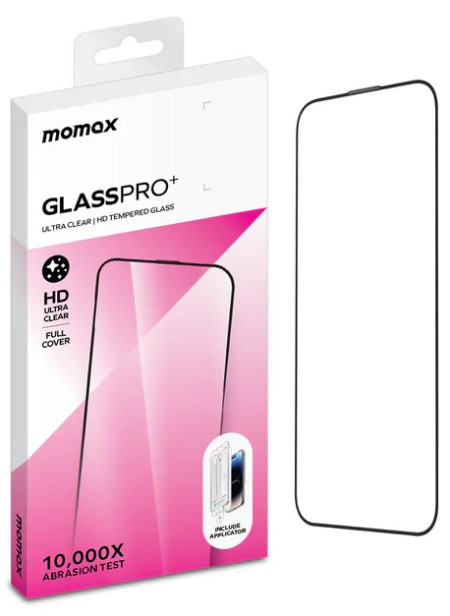 Momax Iphone 15 Pro Max Full Coverage Ekran Koruyucu