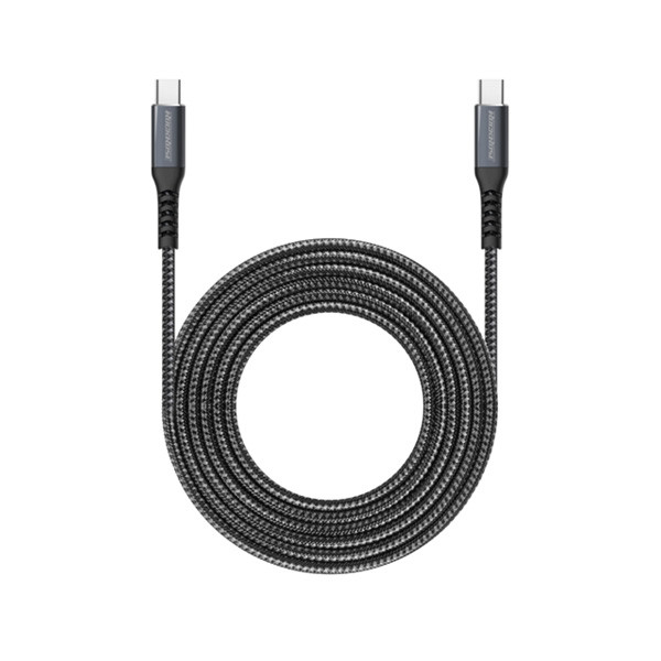 Rockrose Sparta CC2 3A 60W Max 2M USB-C to USB-C Cable
