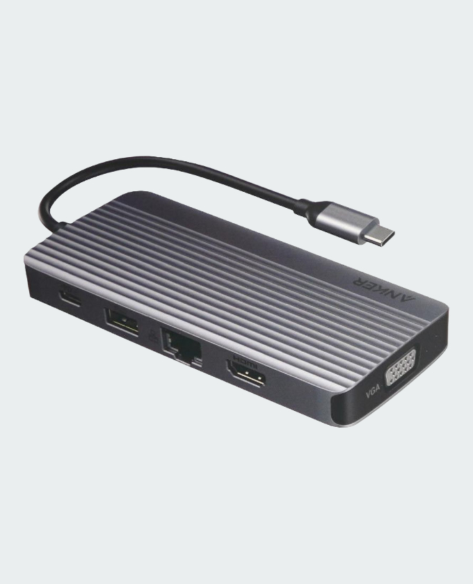 Anker USB C Hub, Dual-Display USB-C Hub (10-in-1)