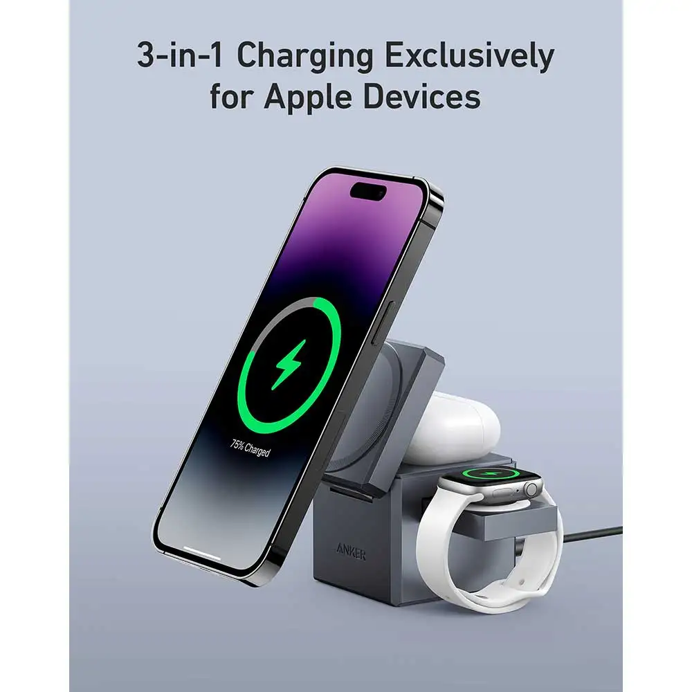 Anker 3-in-1 Cube with MagSafe image 1