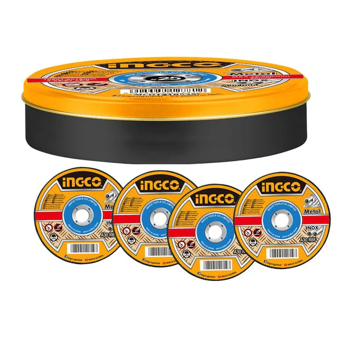INGCO Abrasive metal cutting disc set 115*1