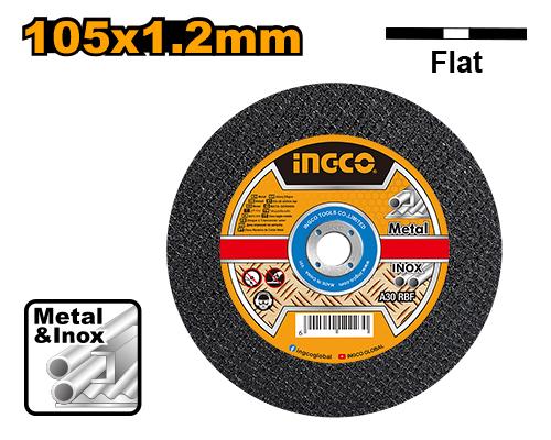 Abrasive metal cutting disc 100mm Flat