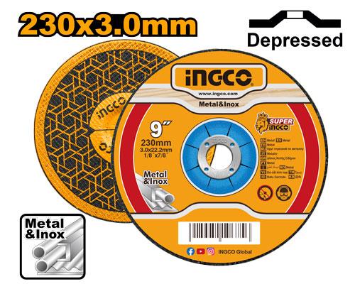 Abrasive metal cutting disc 230mm