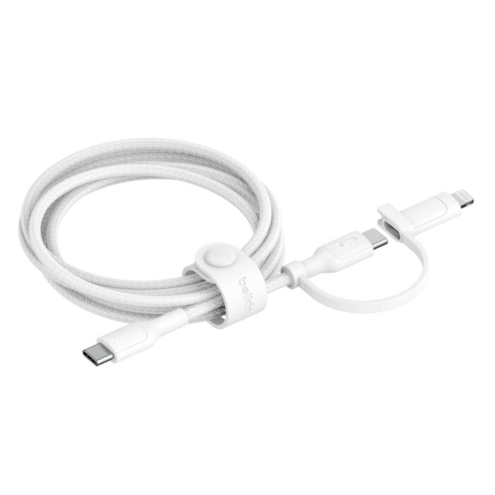 Belkin 2-in-1 Cable with USB-C and Lightning Connector