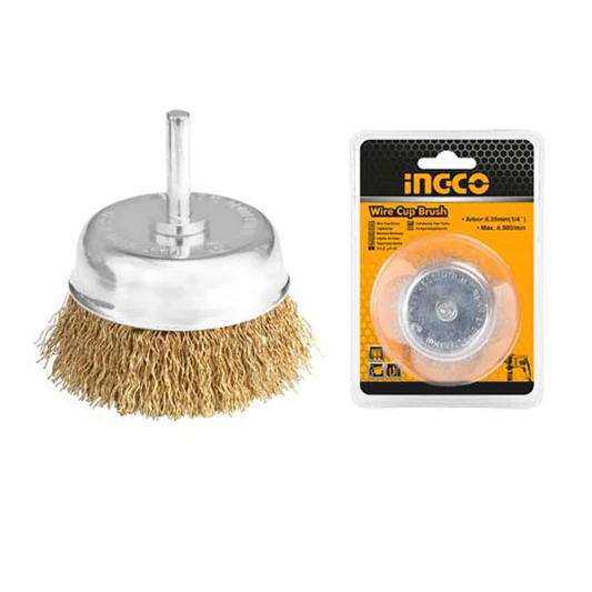 Cup brushes with shank 75mm