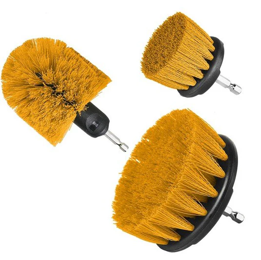 3 Pcs Medium bristle brush set