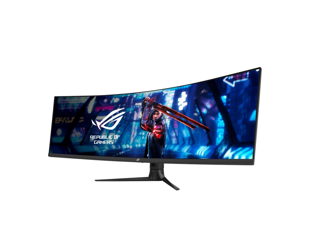 Gaming Monitor ASUS ROG Strix XG49WCR 49 inch Super Ultra Wide Curved QHD 165Hz USB C RJ45 Display HDR 400